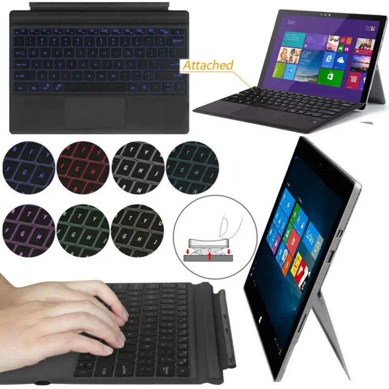 Беспроводная Bluetooth-клавиатура для планшета Microsoft Surface Pro3/4/5 беспроводная 3E11 |