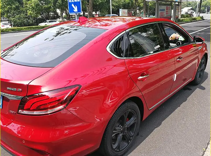 Для гаражи Моррис MG6- Седан ABS для окна задней двери оттенков жалюзи рама, окно формование порогов покрытие стикер для отделки