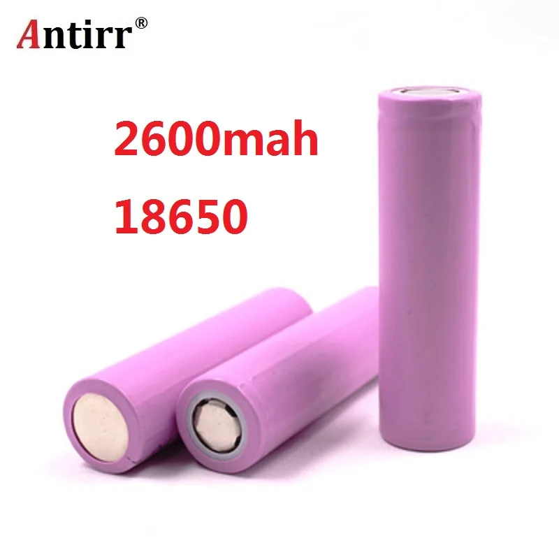 Оригинальные Литий ионные аккумуляторы Antirr 18650 3 7 В 2600 мА · ч перезаряжаемые