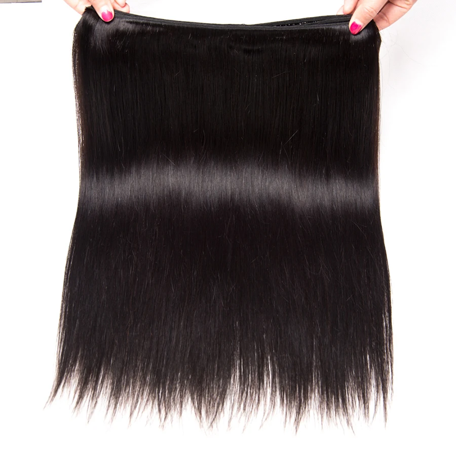 Уха до уха Кружева Фронтальная застежка с Связки человеческих волос пучки