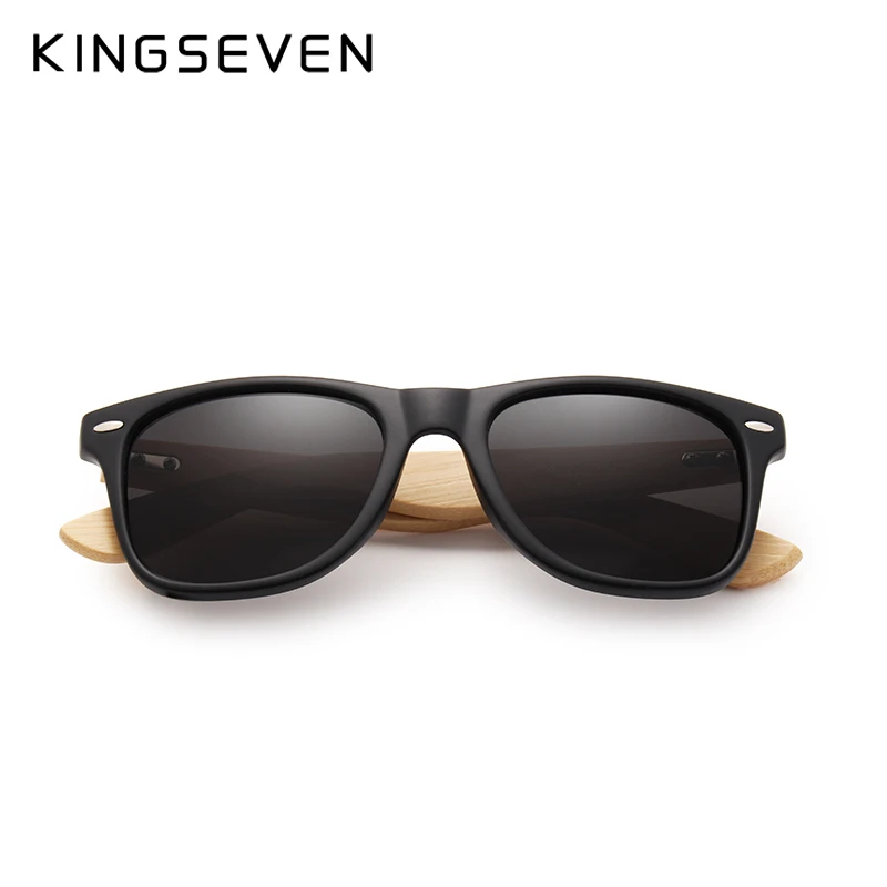 Солнцезащитные очки KINGSEVEN с бамбуковыми линзами для мужчин и женщин
