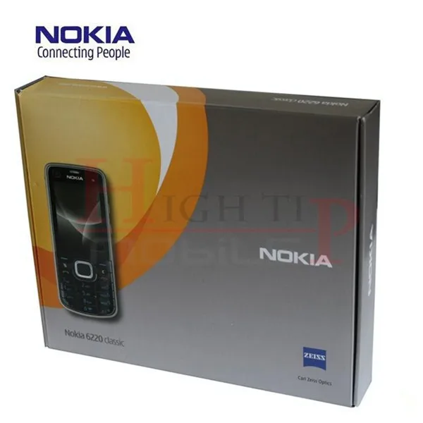 Nokia 6220 классический A-GPS 3g 5MP камера 6220c мобильный телефон оптом Nokia 6220 Восстановленный