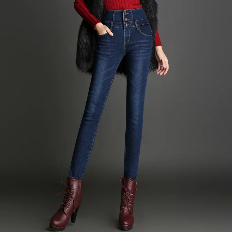 Spring 2018 Fashion Skinny Jeans Pants Women Stretch Womens Denim Casual Blue Feminino |