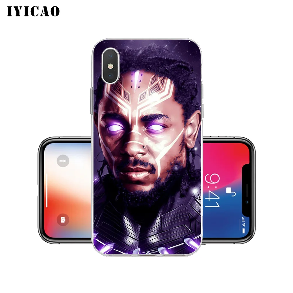 IYICAO Kendrick Lamar Рэппер Мягкий силиконовый чехол для телефона iPhone X XR XS MAX 6 6s 7 8 Plus 5 5S SE