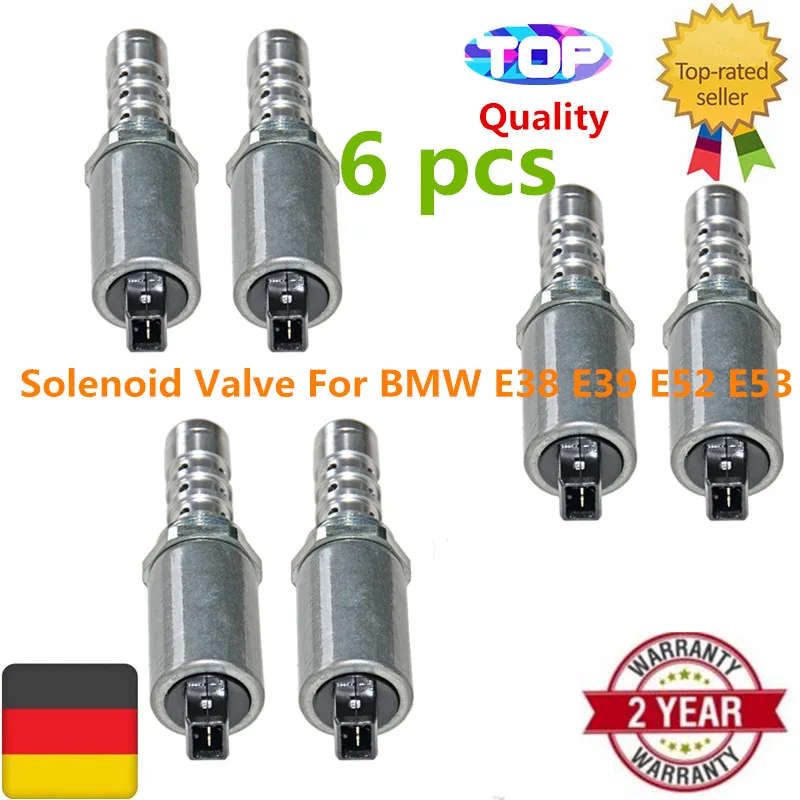 AP03 6 * шт переменный зубчатый клапан VANOS Solenoids для BMW 5 7 X5 E38 E39 E53 11367524489 11367501775