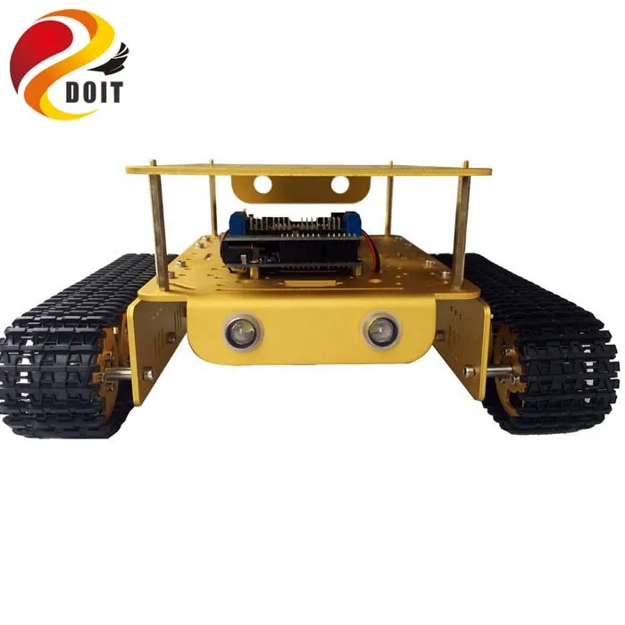 Двухслойное шасси для танка DT200 RC WiFi Робот Танк модель автомобиля ESPduino