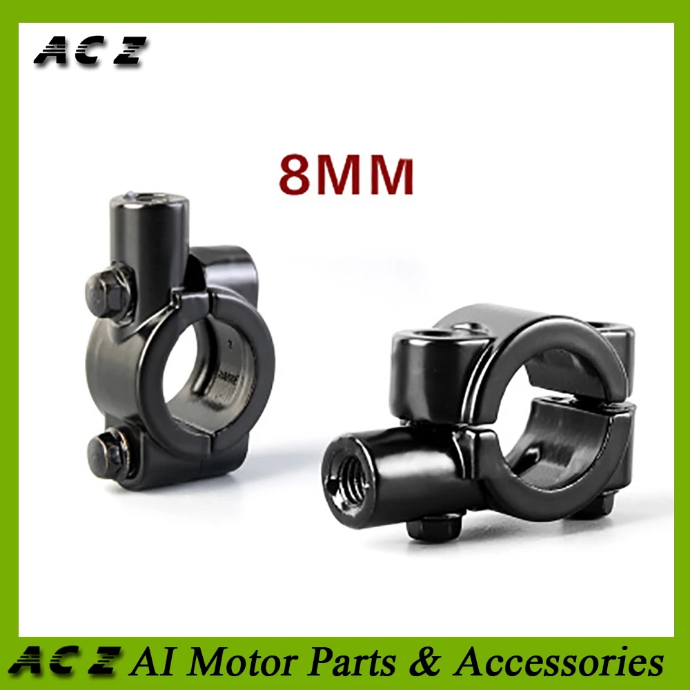 ACZ Motorcycle 1 pair 22mm Universal Rearview Mirror Holder Adapters Mounts Riser Spacers Extension Adapter Clamp Mount | Автомобили и