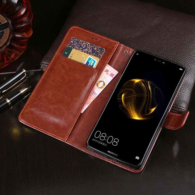 Чехол-книжка из искусственной кожи для Huawei P Smart Plus Nova 3 Y6 Y5 2017 Y7 Y9 2018 2019