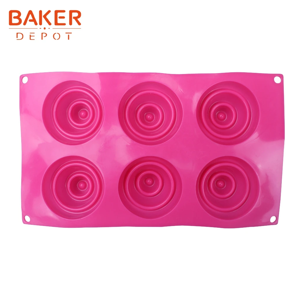 BAKER DEPOT силиконовая форма для пудинга и желе круглая выпечки тортов инструмент