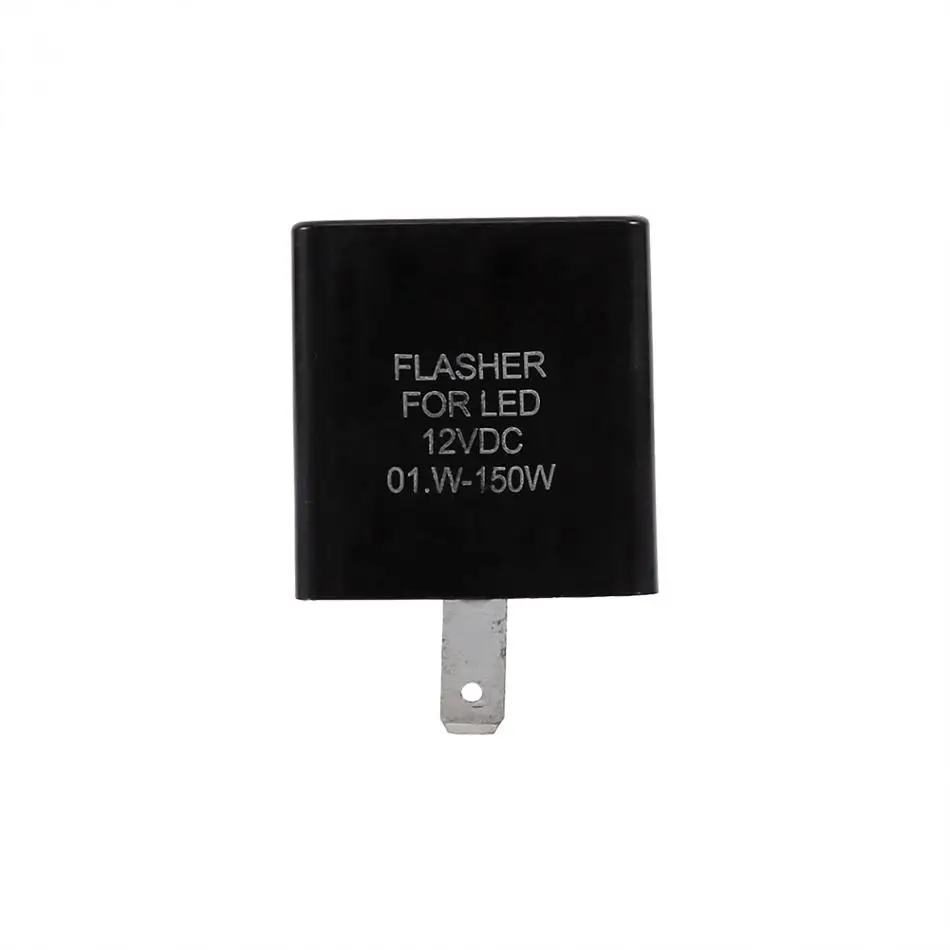 Черный светодиодный мигалка реле 12V реле 2 Pin мигалка поворотное реле мотоцикл светодиодный светильник