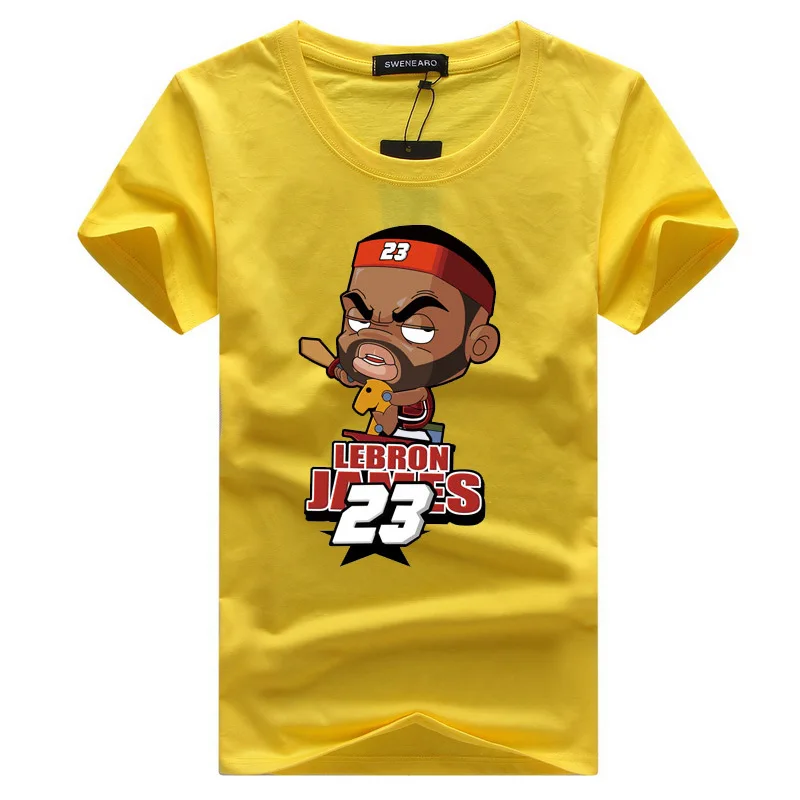 Модная футболка Для мужчин 2017 Повседневное короткий рукав мультфильм печати Рок