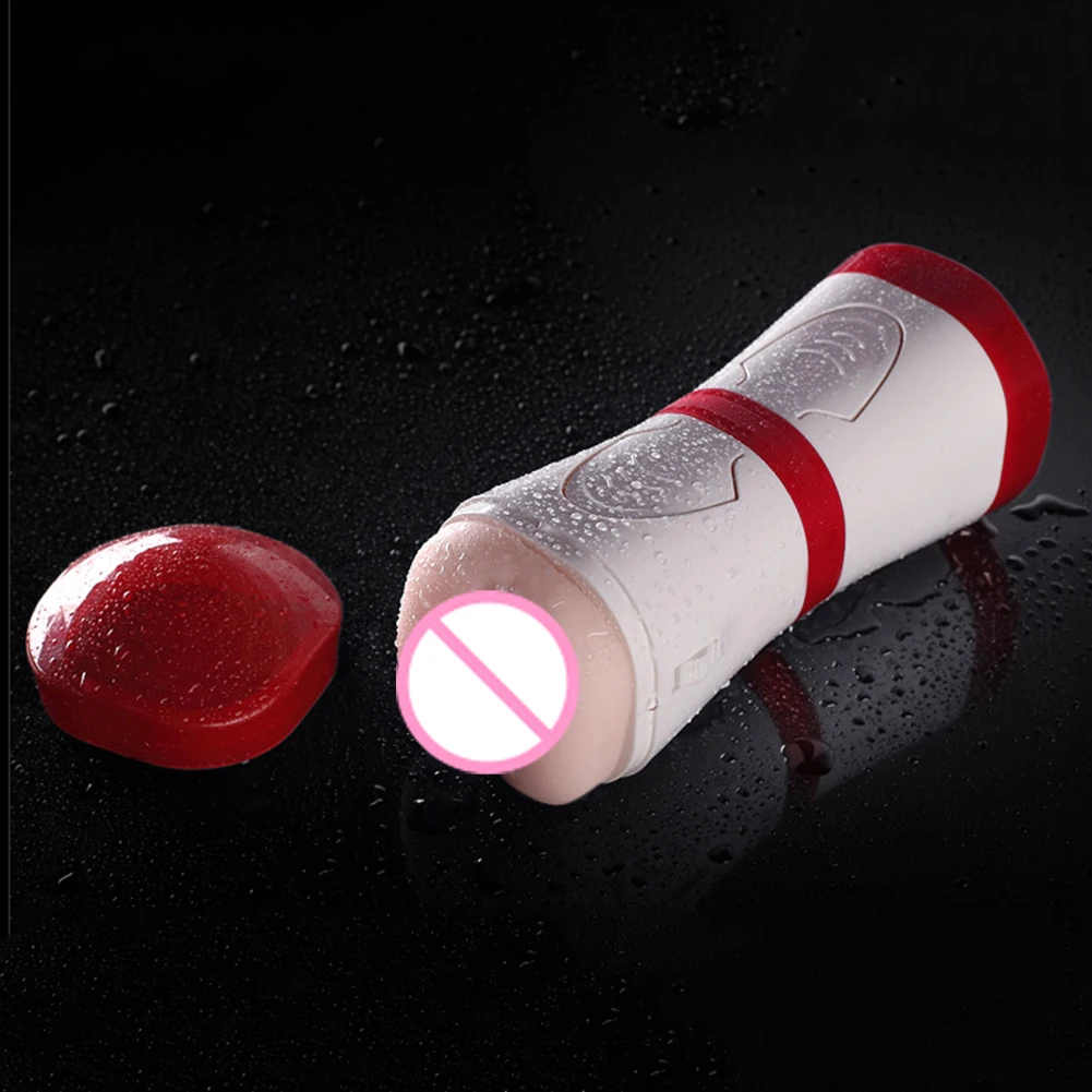 Взрослые мужчины 2 в 1 вибрирующий мастурбатор чашка сжимаемая Вагина