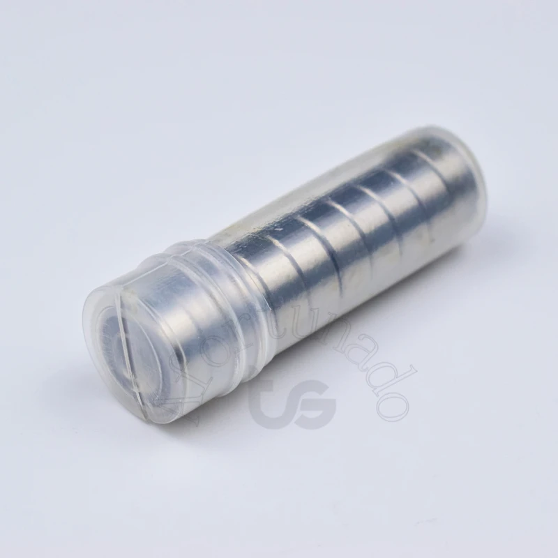 686RS 6*13*5(мм) 10 шт. ABEC-5 подшипники резиновые герметичные Миниатюрные Мини подшипники 686 686RS хромированный стальной подшипник