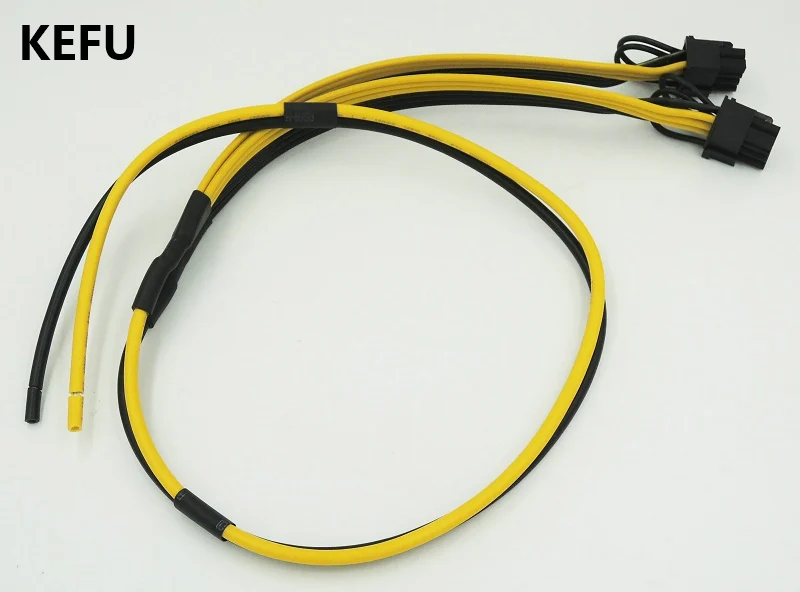 ATX 2 * PCI E 8(6 + 2) PC видеокарта DIY Кабель питания 12AWG 16AWG сварочный кабель|video card cable|graphics