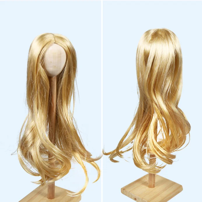 Парик для 1/3 BJD Тыква и каштановые волосы AI YoSD MSD SD набор игрушка подарок DC лати костюм 60 см кукла - Цвет: C