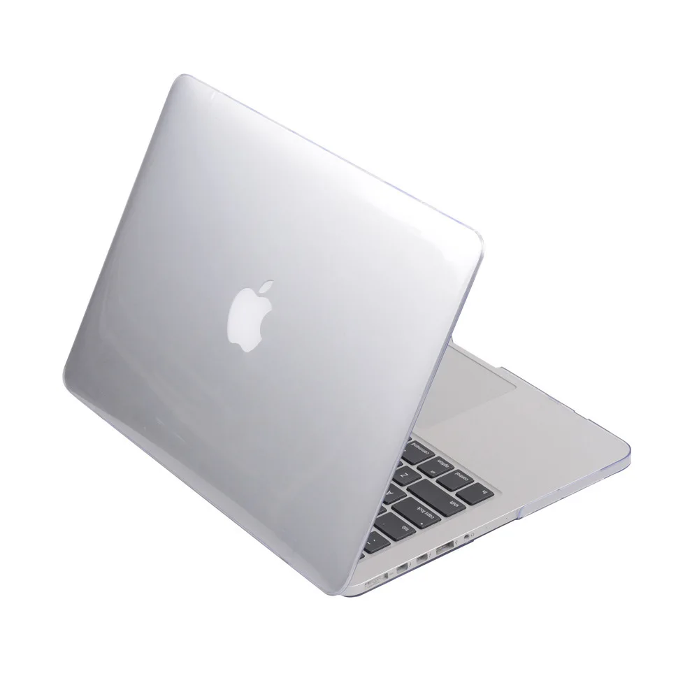 crystal transparent Матовый чехол для Apple MacBook Air 11 13.3 дюймов Сумки для Mac Book Air 13 чехол для ноутбука+ клавиатура обложка+ Экран протектор - Цвет: crystal transparent