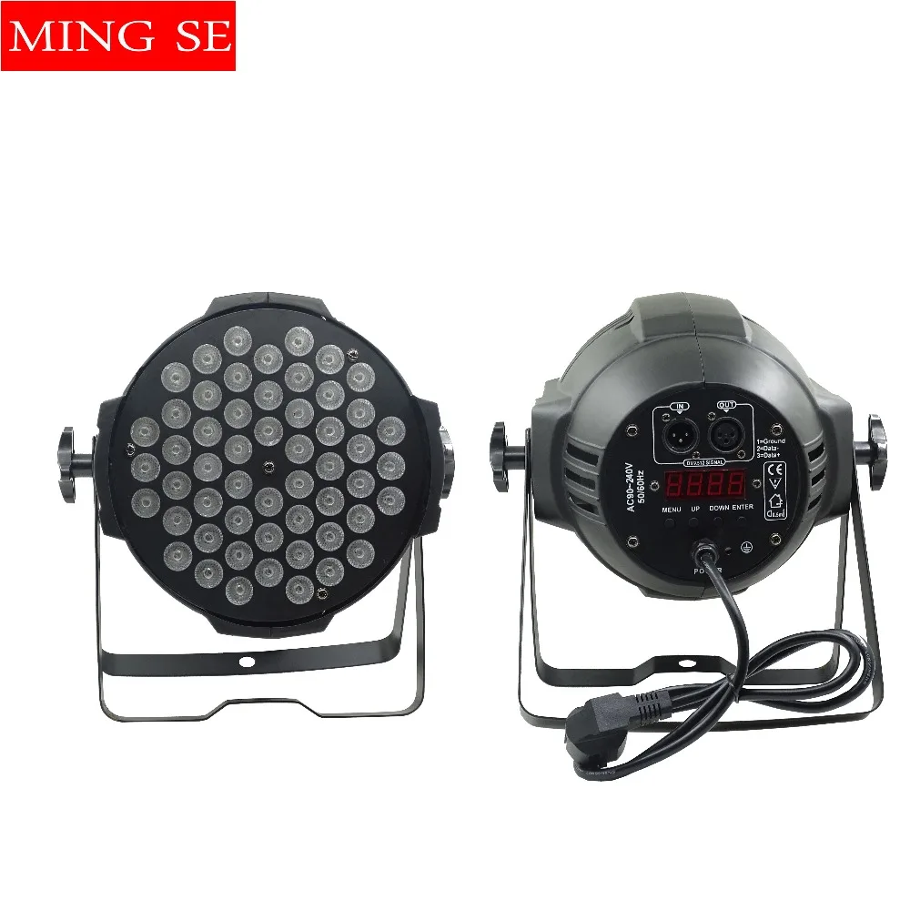 Горячая Распродажа 54x9 Вт RGB 3в1 Led Par фонари Par 64 Led Диско Огни прожекторы вечерние свадебные шоу сценические огни