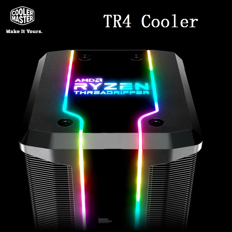 Cooler Master НОВЫЙ Высший сорт 7 медный радиатор кулер для процессора 12 см тихий ARGB 4pin