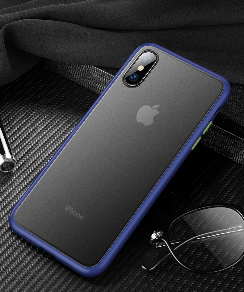 Роскошный Матовый силиконовый чехол Cafele для iPhone X, XR, XS, MAX, полный чехол для iPhone 7, 8 PLUS, мягкий чехол с краями, чехол для iPhone X