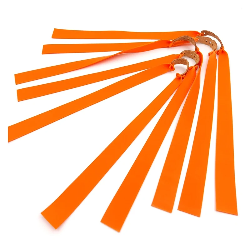 

10 шт./лот Рогатка Резиновая лента мощная плоская эластичная резиновая лента практичная охотничья Спортивная натуральная латексная катапул...