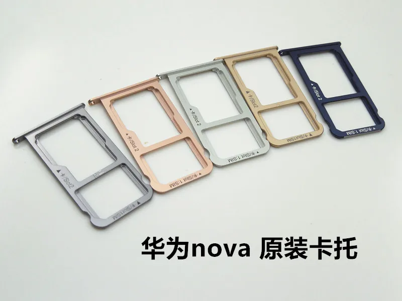 New SIM Card Tray Holder replacement Parts For Huawei nova 2 nova2s lite sim card slot all color in stock | Мобильные телефоны и