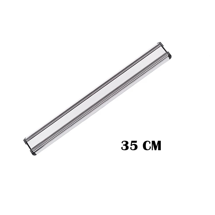 Metal 35cm Нержавеющая сталь магнитный держатель для ножей настенное крепление для ножей кухонный Магнит Магнитная полоса Настенный Держатель ножей инструменты - Цвет: Metal 35cm
