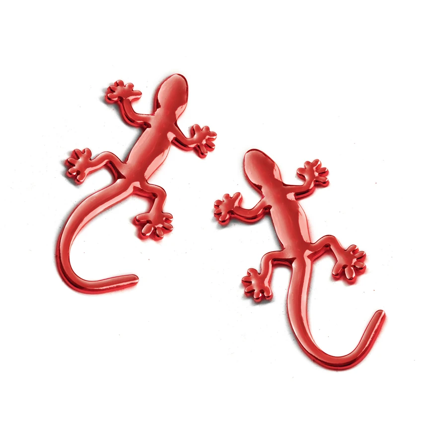Металлическая 3d-эмблема Gecko/ящерица золотистая/серебристая металлическая