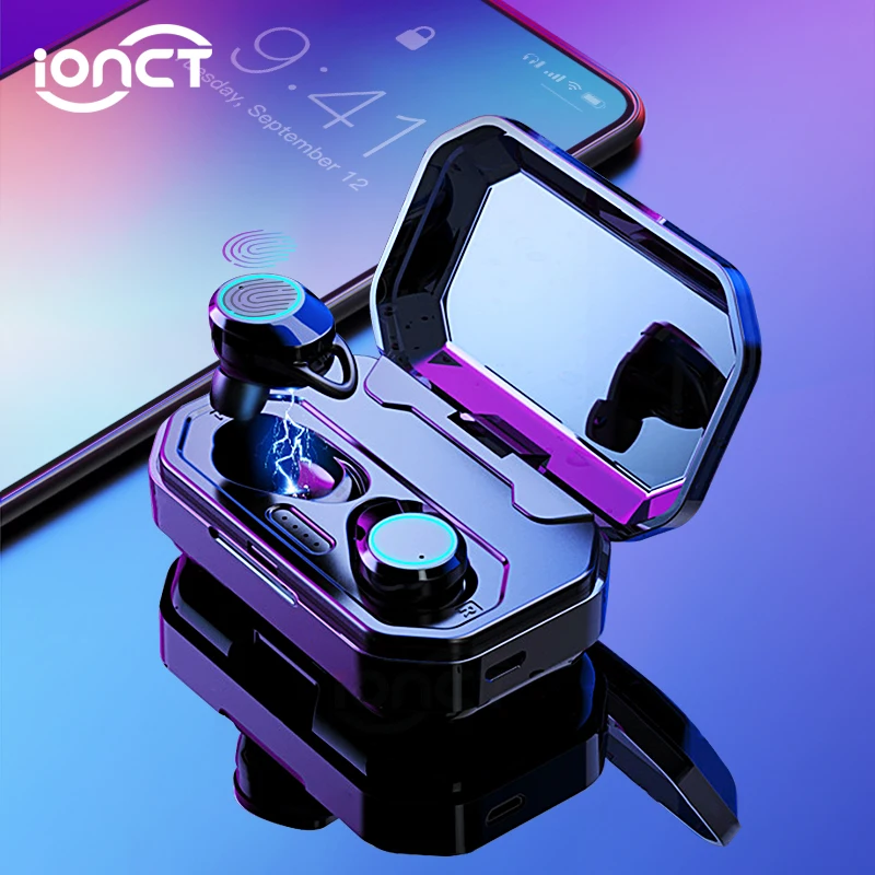 IONCT X6 TWS 5 0 Bluetooth наушники с шумоподавлением зарядным чехлом беспроводные для всех