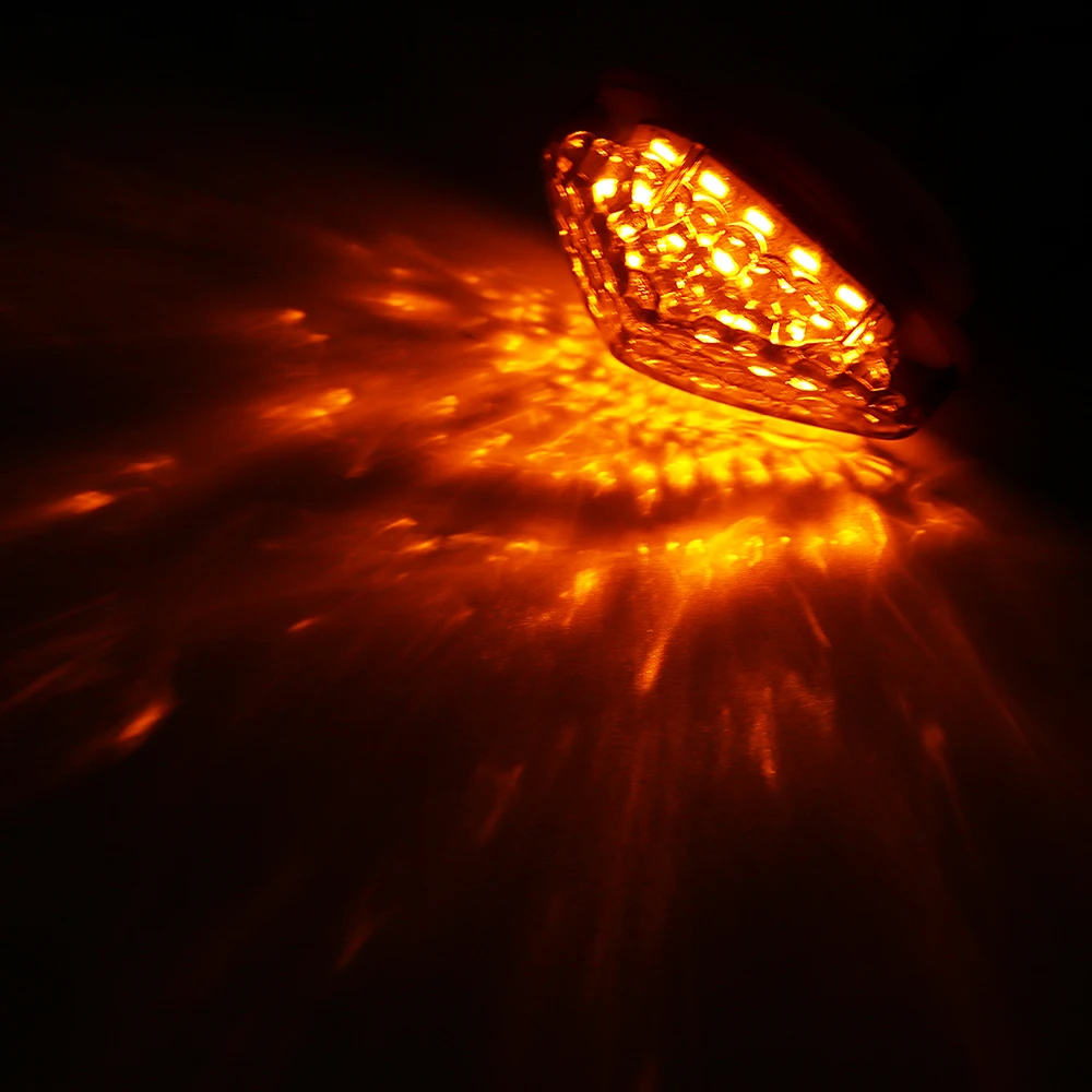 Универсальный поворотный фонарь LEEPEE для Honda Желтый Световой индикатор указатели