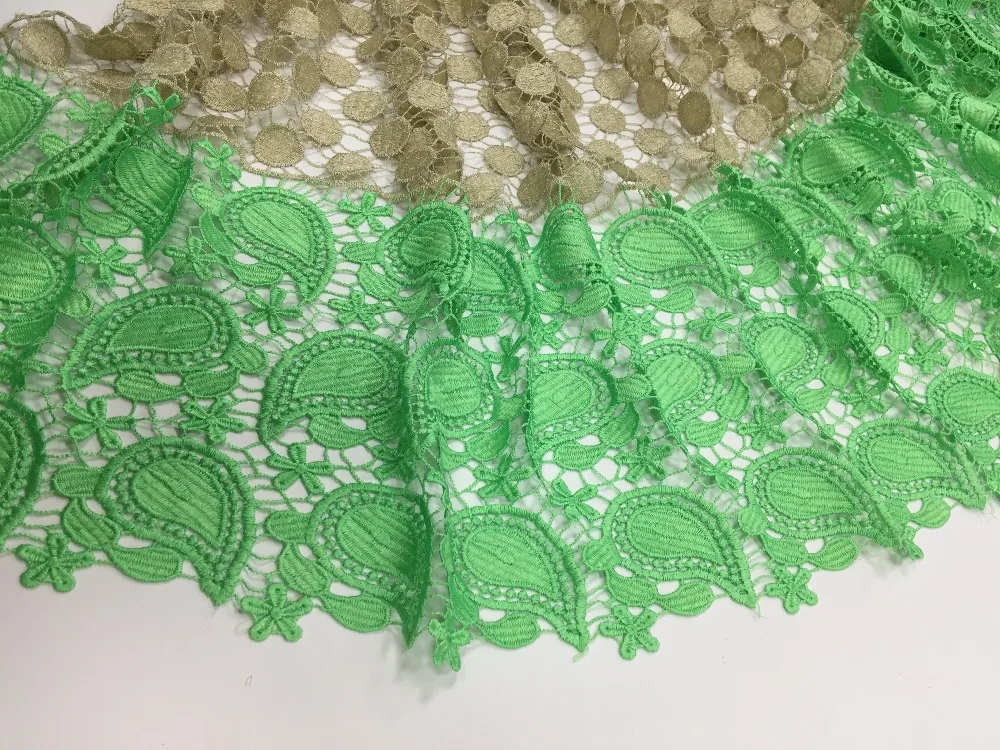 JS311!2017 New Designs High Quality Embroidered Water Soluble African Cord Lace Fabric Guipure For wedding dress | Дом и сад