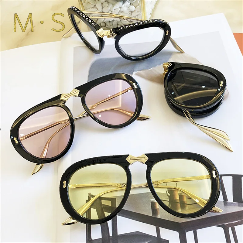 Женские Классические солнцезащитные очки MS 2019 модные роскошные брендовые