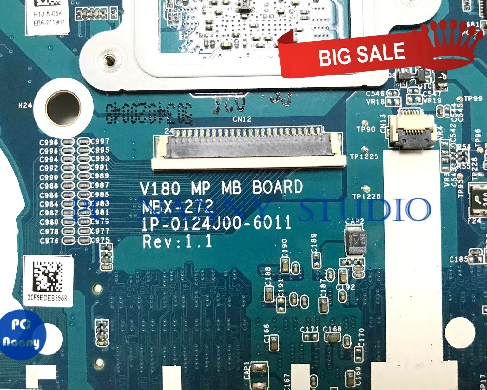 ПК Няня для SVE11 Материнская плата ноутбука A1880984A MBX 272 1P 0124J00 6011 DDR3
