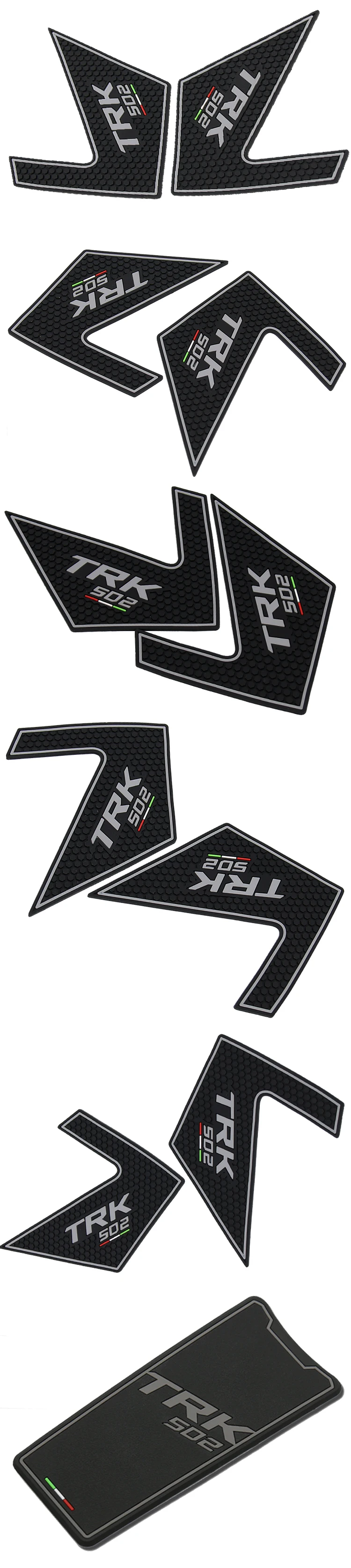 motorcycle Protector Anti slip Tank Pad Sticker Gas Knee Grip Traction Side 3M Decal For Benelli TRK502 TRK 502 502X