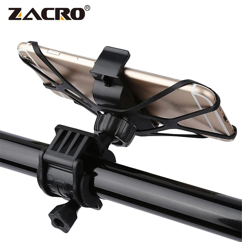 Zacro MTB велосипед мотоцикл Руль держатель для телефона с силиконовой опорной лентой для Iphone samsung XIAOMI gps