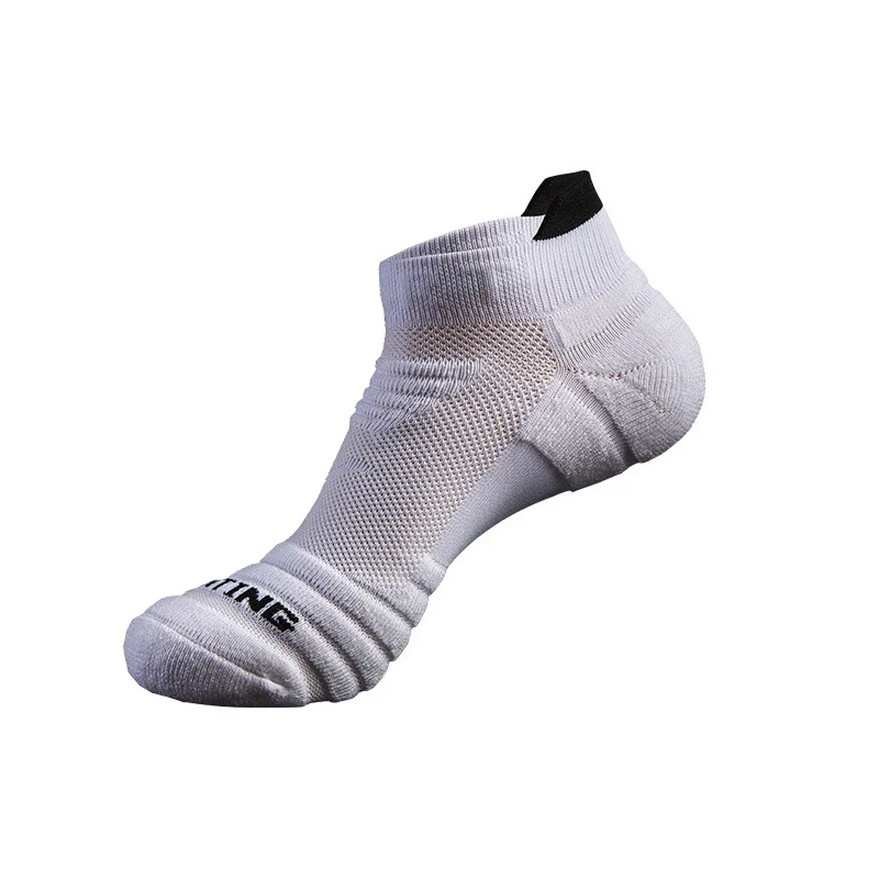 White Носки для бега, мужские, баскетбольные, дышащие, противоскользящие, для спорта, туризма, велоспорта, прогулок, женщин, для улицы, носки, хлопковые, спортивные, не впитывают пот, носки - Цвет: White