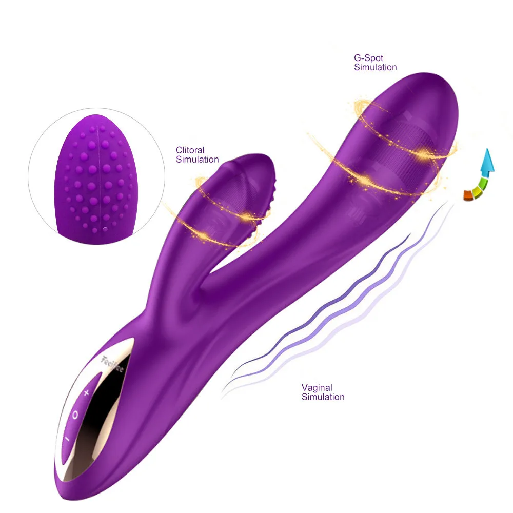 Кролик Вибратор 10 Скорость G Spot Dildo Силиконовый Водонепроницаемый Стимулятор