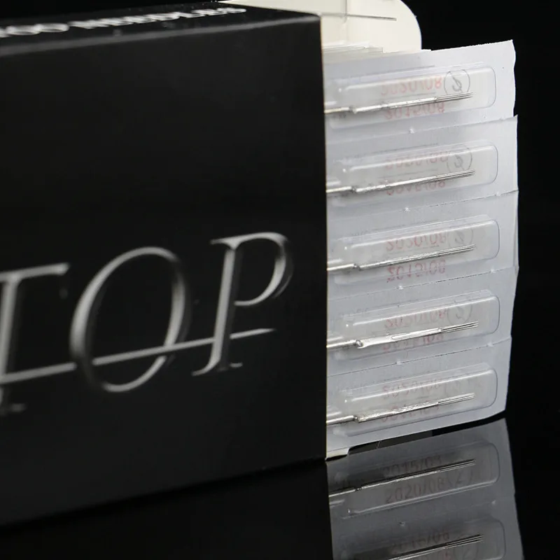 50 шт TIPTOP Премиум иглы татуировки 7RL одноразовые стерильные 7 круглый вкладыш иглы татуировки