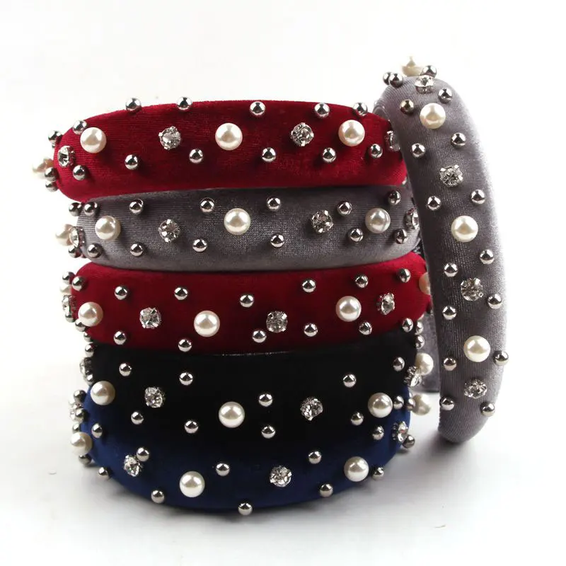 1 шт. новая Толстая губчатая повязка на голову женские бархатные повязки