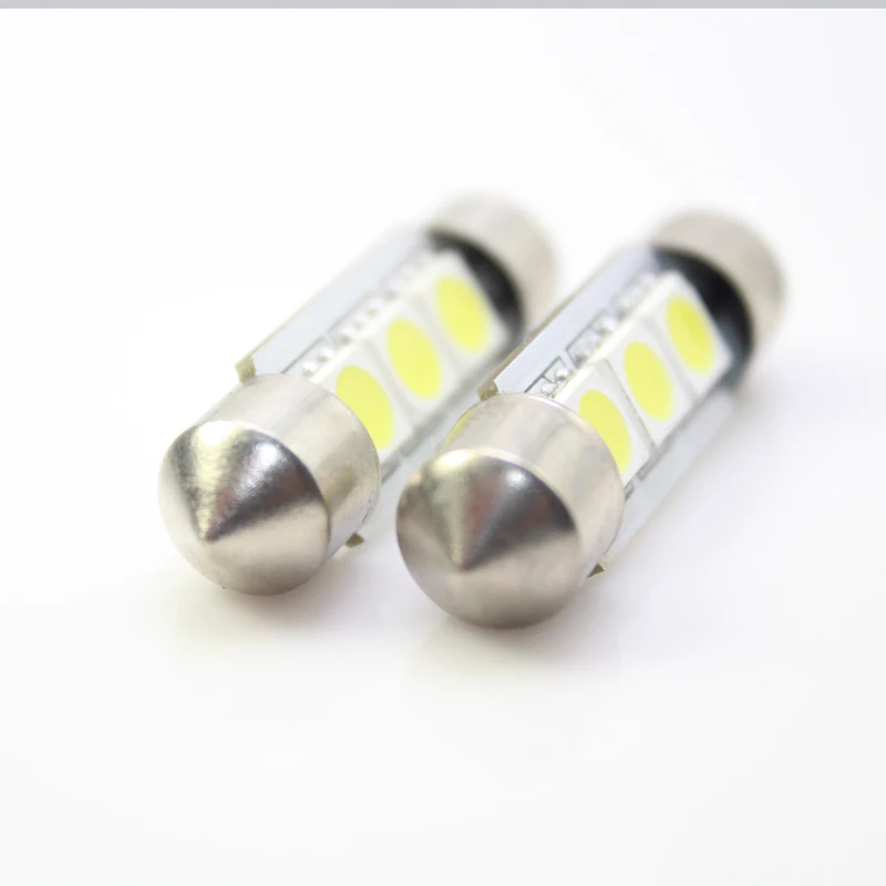 Для Kia Ceed SW Carens 3 Opirus Pro Ceed Sorento SCOE 2X3SMD 5050LED светильник для номерного знака, лампа для автомобиля