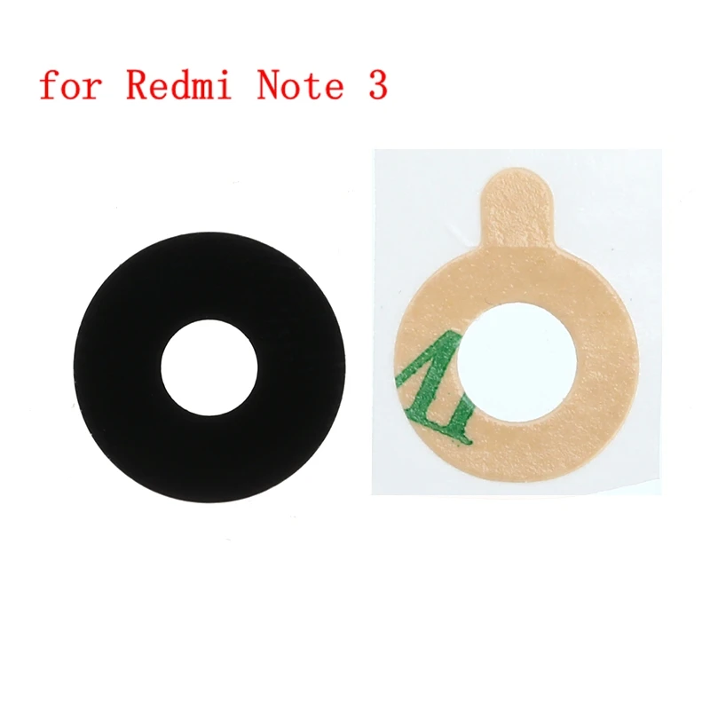 for Redmi note 3 Для Xiaomi Redmi Note 3/4X/5 для Redmi 6A задний объектив задней камеры крышка с клеем Прямая - Цвет: for Redmi note 3