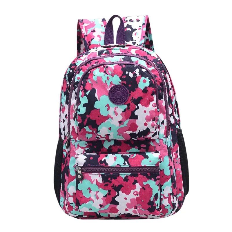 ACEPERCH женский рюкзак Mochila Escolar Feminina, нейлоновые школьные рюкзаки для девочек-подростков, повседневный Большой Вместительный рюкзак - Цвет: Clouds
