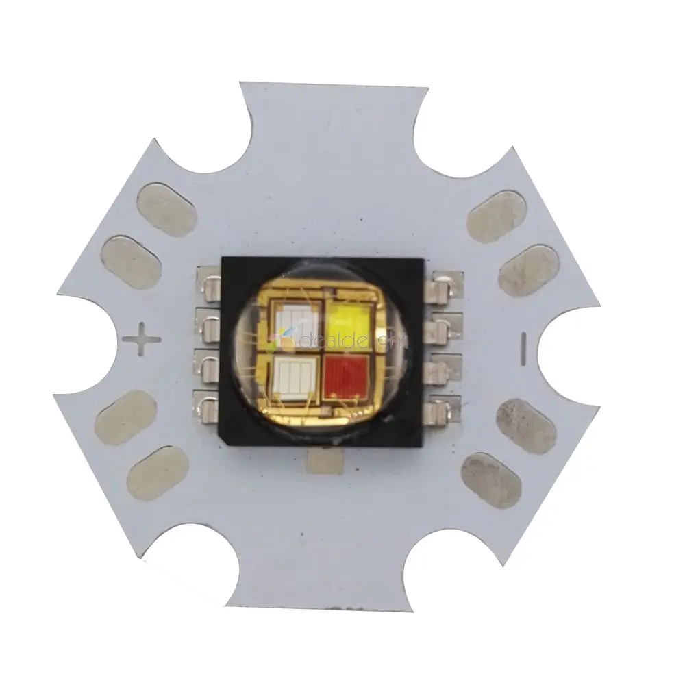 5 шт. Cree XLamp MC-E RGBW RGB+ белый светодиодный излучатель лампы, смонтированные на 20 мм Звезда PCB для сценического освещения