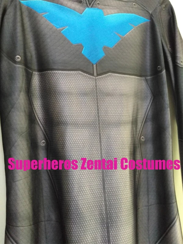 Костюмы для косплея без маски ночные костюмы с 3D принтом YJ Robin Zentai боди из лайкры