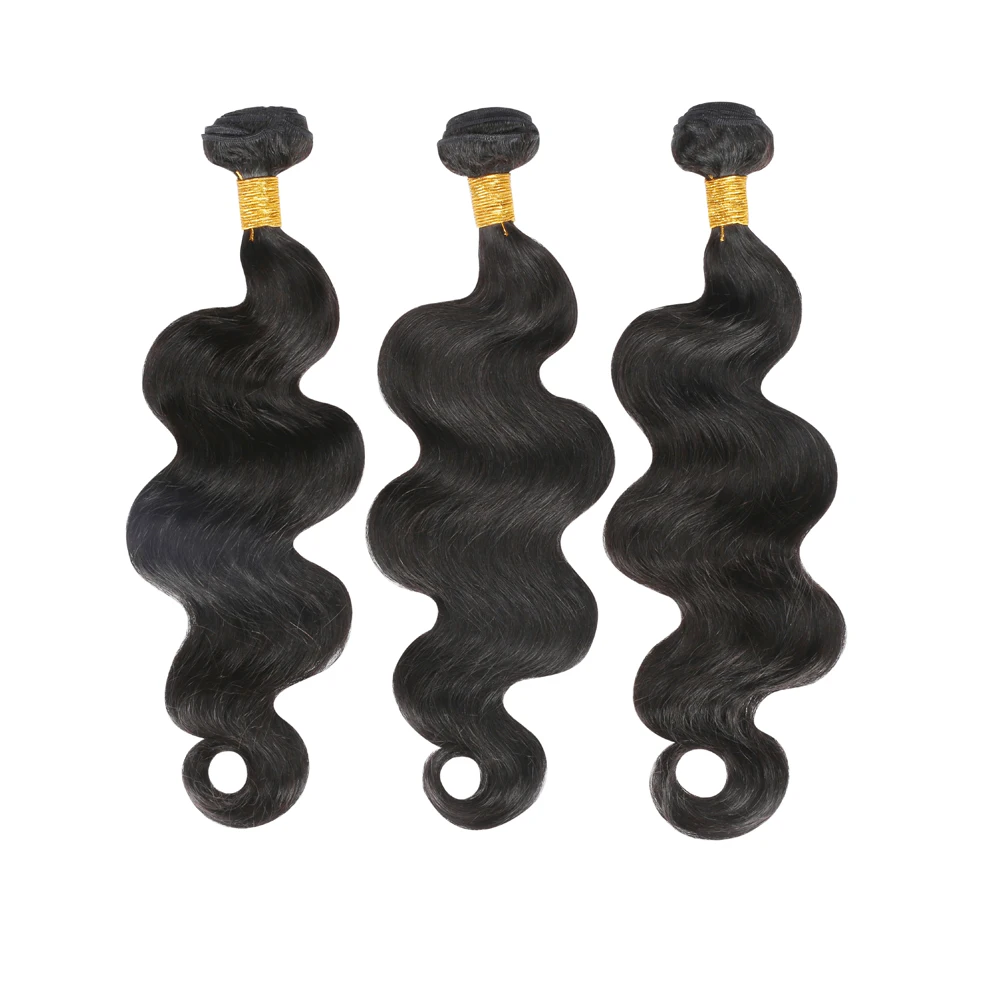 Newness Hair Brazilian Body Wave 1/3/4 Bundles 8-30 Inch Remy Natural Color 100% Human Free Shipping | Шиньоны и парики