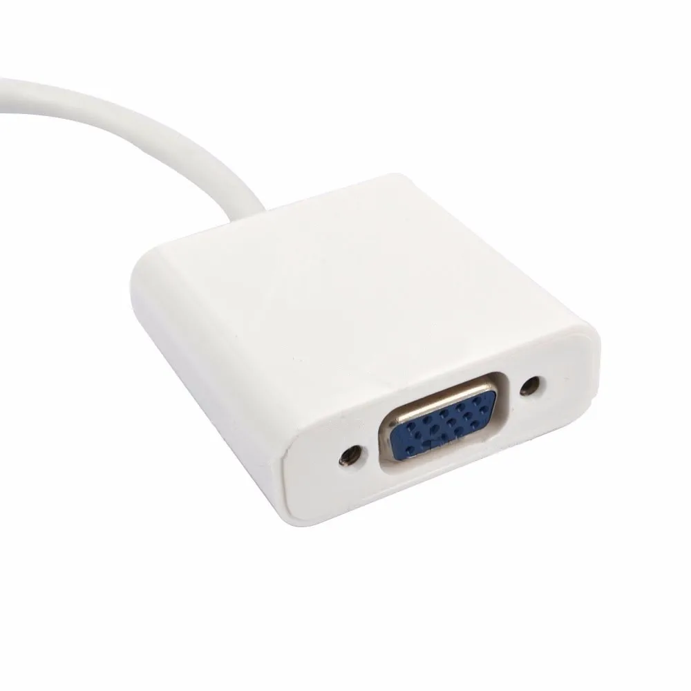 Мини DP к VGA видео адаптер мини дисплей порт Thunderbolt для MacBook Mac Mini Pro|Кабели VGA| |