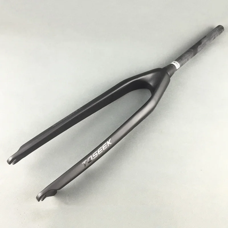 Новая жесткая вилка для горного велосипеда 3K полностью углеродное волокно MTB