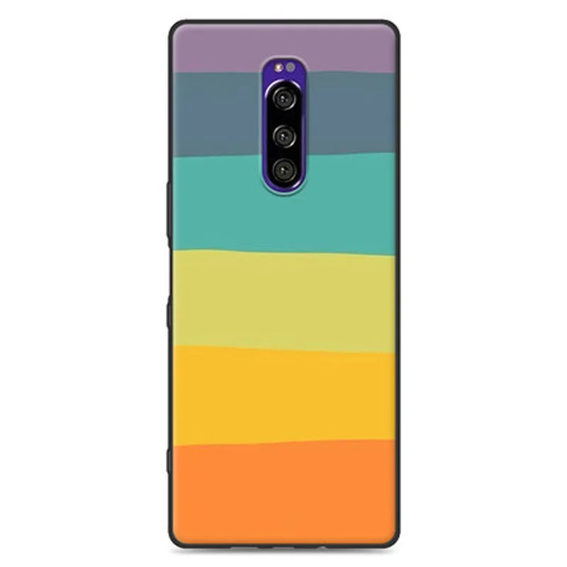 Чехол для sony Xperia 1, чехол sony 1 6,5", мягкий силиконовый чехол для телефона из ТПУ с мультипликационным принтом, чехол s для sony Xperia 1, J8110, J8170, J9110
