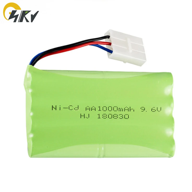9 6 V 1000mAh AA 5 # NICD перезаряжаемый аккумулятор для MZ 2050 2054 RC car|Комплекты батарей| |