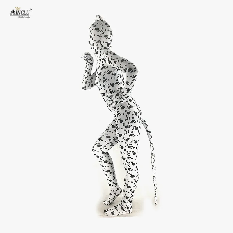 Ainclu Бесплатная доставка женский костюм Zentai из спандекса в виде животных