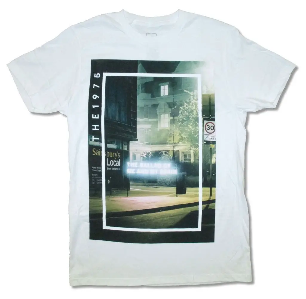 Белая футболка с надписью Ballad of Me And My Brain новая официальная Merch Cool xxxtentacion